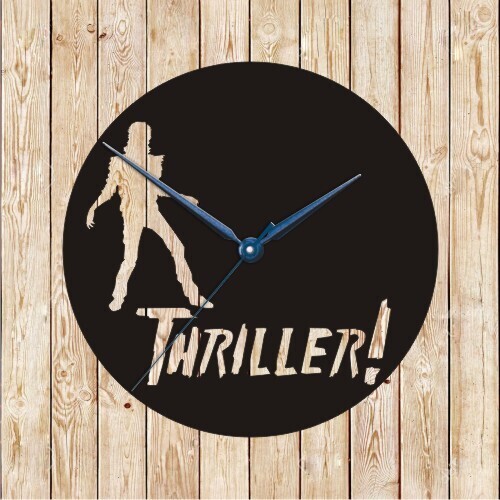 Michael Jackson Thriller Clock Vector Cutting File