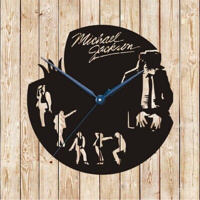 Michael Jackson 4 Clock Vector Cutting File