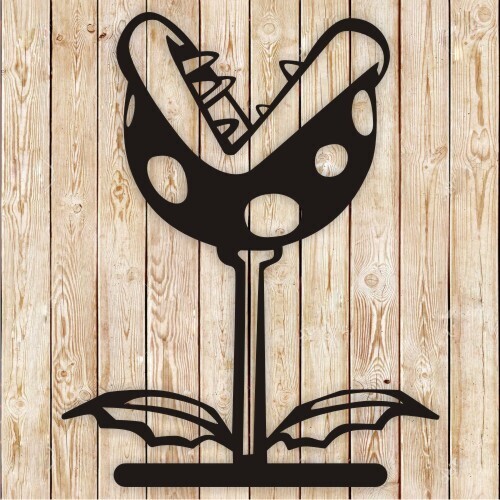 Mario Bros Piranha Plant Cutting File