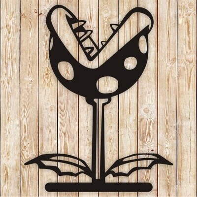Mario Bros Piranha Plant Cutting File