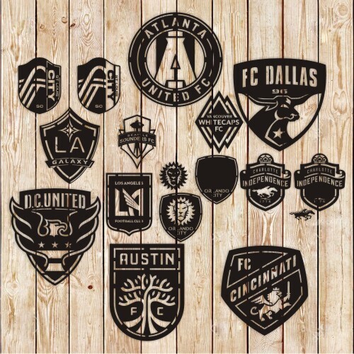 MLS All Teams Logos LOT