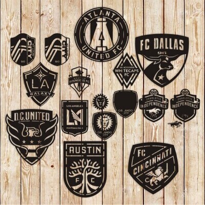MLS All Teams Logos LOT