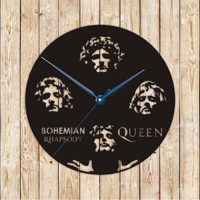 Queen Bohemian Rhapsody Clock Vector Cutting File