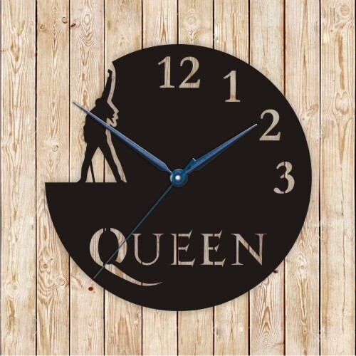 Queen Clock Vector Cutting File