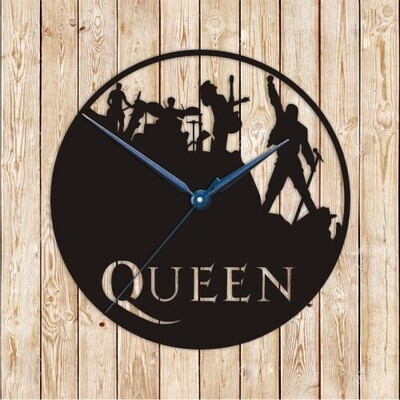 Queen Clock Vector Cutting File
