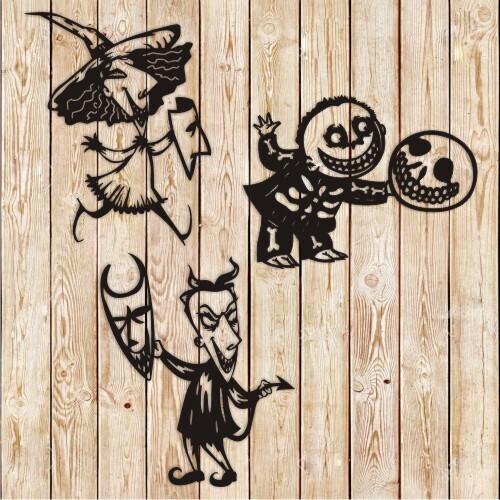 Nightmare Before Christmas Lock, Shock &amp; Barrel cutting file