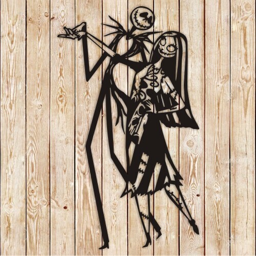Nightmare Before Christmas Jack &amp; Sally cutting file