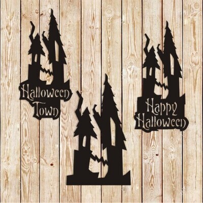 Nightmare Before Christmas Halloween Town cutting file