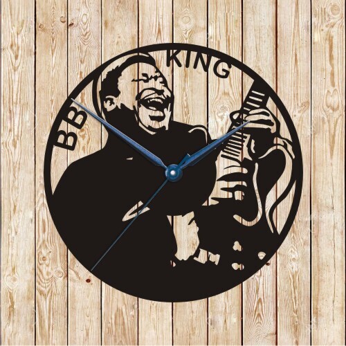 B.B King Clock Vector Cutting File