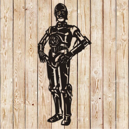Star Wars C3PO Vector Cutting File