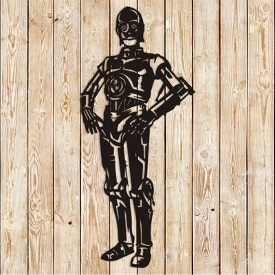 Star Wars C3PO Vector Cutting File