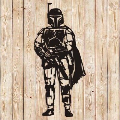 Star Wars Boba Fett Vector Cutting File