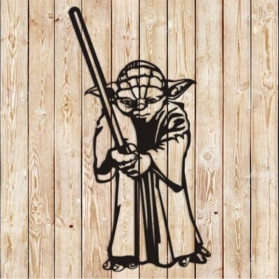 Star Wars Yoda Vector Cutting File