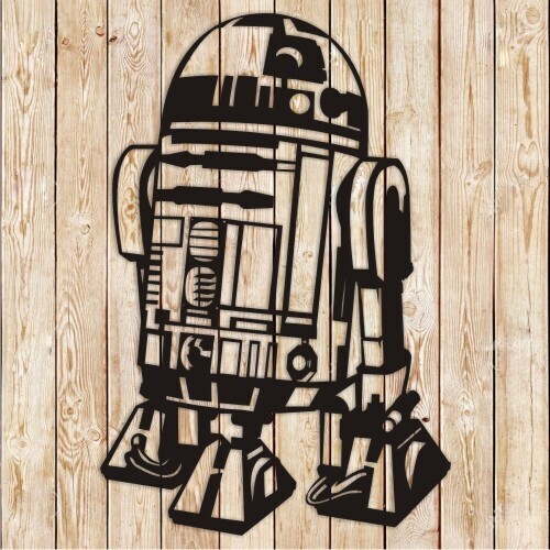 Star Wars R2D2 Vector Cutting File