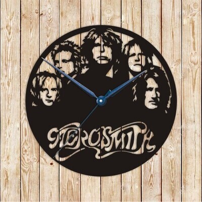Aerosmith Clock Vector Cutting File