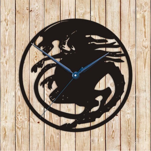Alien Clock Vector Cutting File