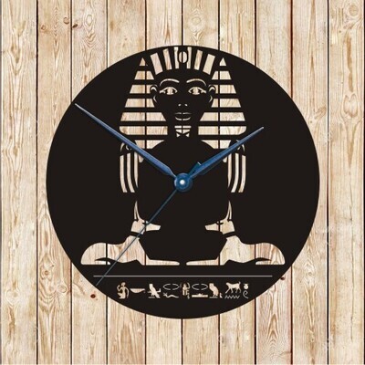 Egypt Clock Vector Cutting File