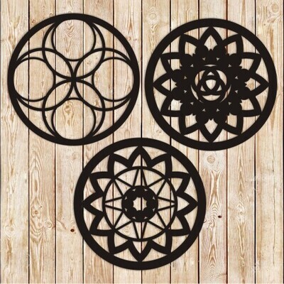 Mandala Patterns lot 2 Vector Cutting File