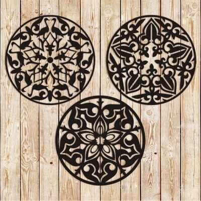Mandala Patterns lot 4 Vector Cutting File