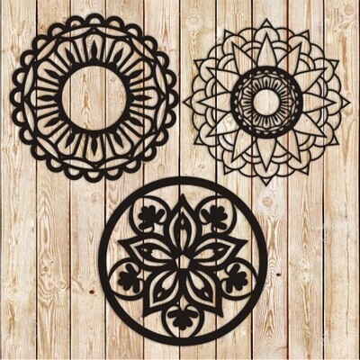 Mandala Patterns lot 3 Vector Cutting File