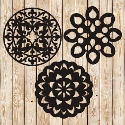 Mandala Patterns lot 5 Vector Cutting File