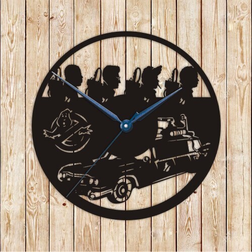 Ghostbusters Clock Vector Cutting File
