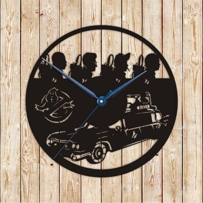 Ghostbusters Clock Vector Cutting File
