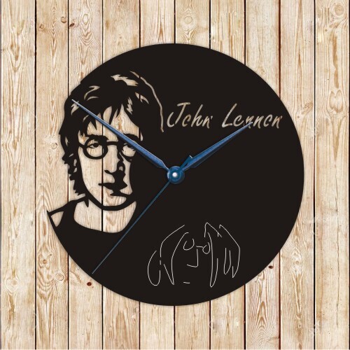John Lennon Clock Vector Cutting File