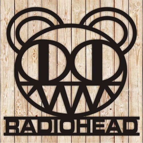 Radiohead Bear vector cutting file