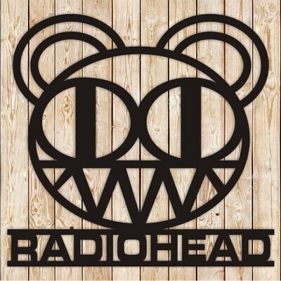 Radiohead Bear vector cutting file