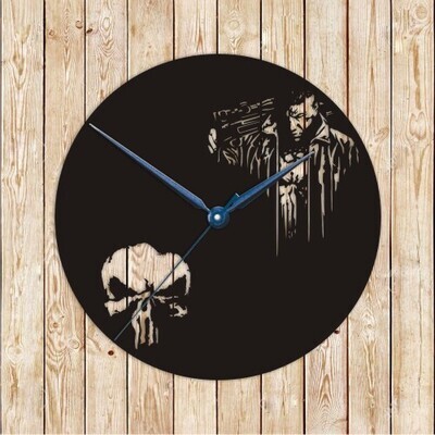 Punisher Clock Vector Cutting File