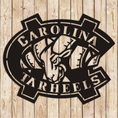 College Carolina Tarheels Cutting File