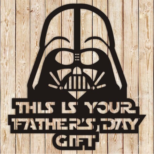 Father&#39;s Day Darth Vader Sign