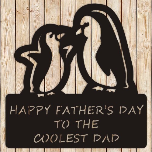 Father&#39;s Day Penguin Sign