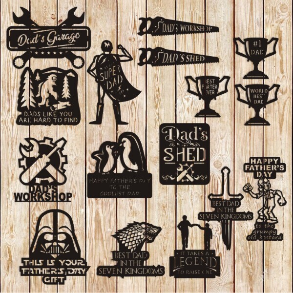 Father&#39;s Day Sign LOT