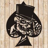 Poker Skull cutting file