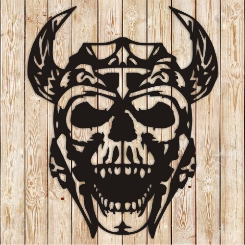 Viking Skull cutting file