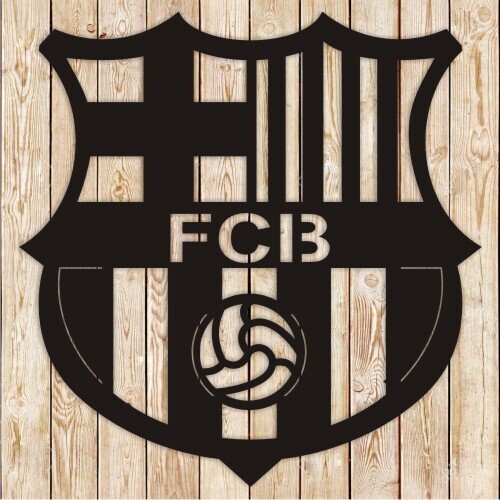 UEFA Barcelona FC Logo Cutting File