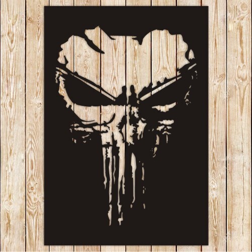 Punisher Series Logo cutting file