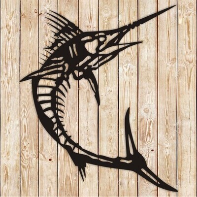 Zombie Marlin Fishing cutting file
