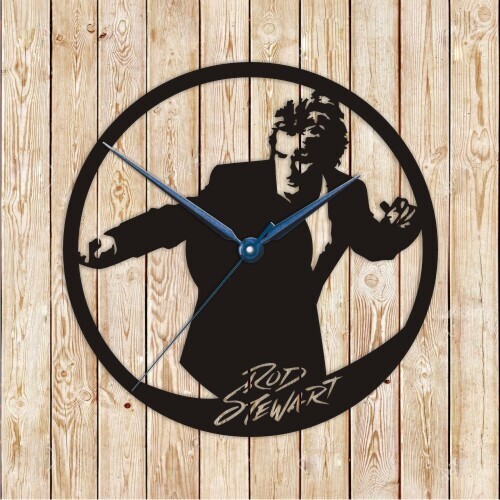 Rod Stewart Clock Vector Cutting File