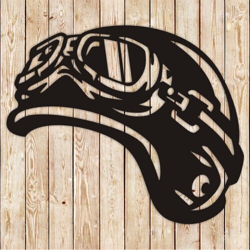 Biker Helmet cutting file