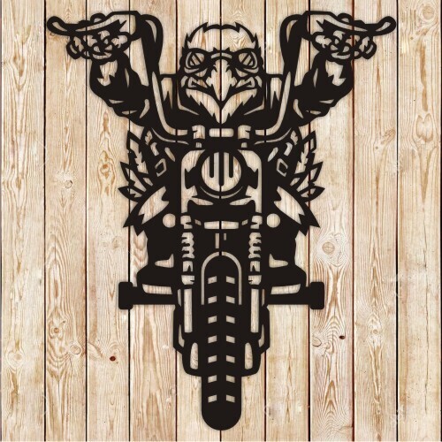 Biker Eagle cutting file