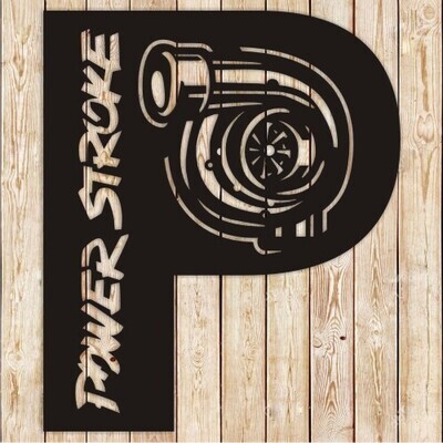Power Stroke Sign Cutting File