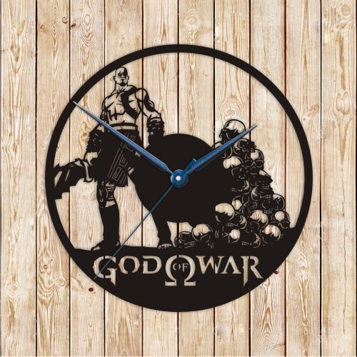 God of War Clock Vector Cutting File