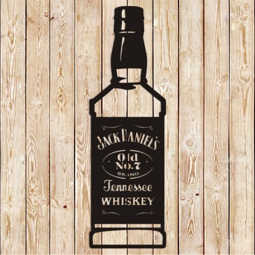 Jack Daniels Whiskey Bottle cutting file