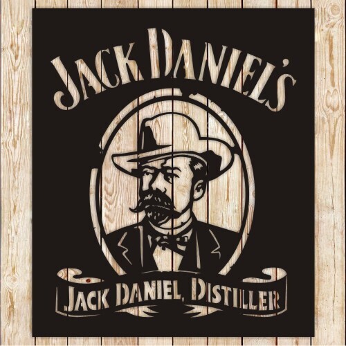 Jack Daniels Whiskey Distiller cutting file