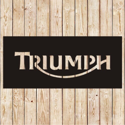 Triumph Motorcycles Logo Cutting File