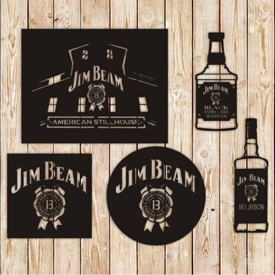 Jim Beam Whiskey Lot cutting file