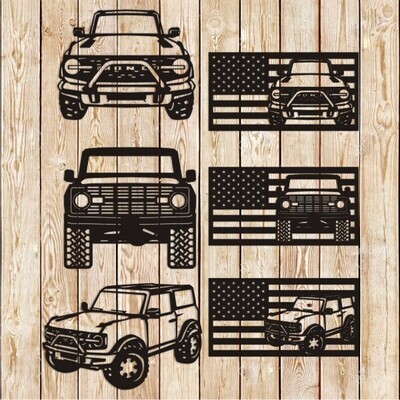 Two Doors Broncos lot Cutting File